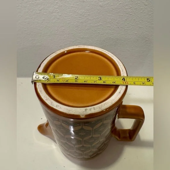 Vintage 70s MCM Royal Sealy Golden Brown Coffee Pot/Pitcher - Picture 10 of 10